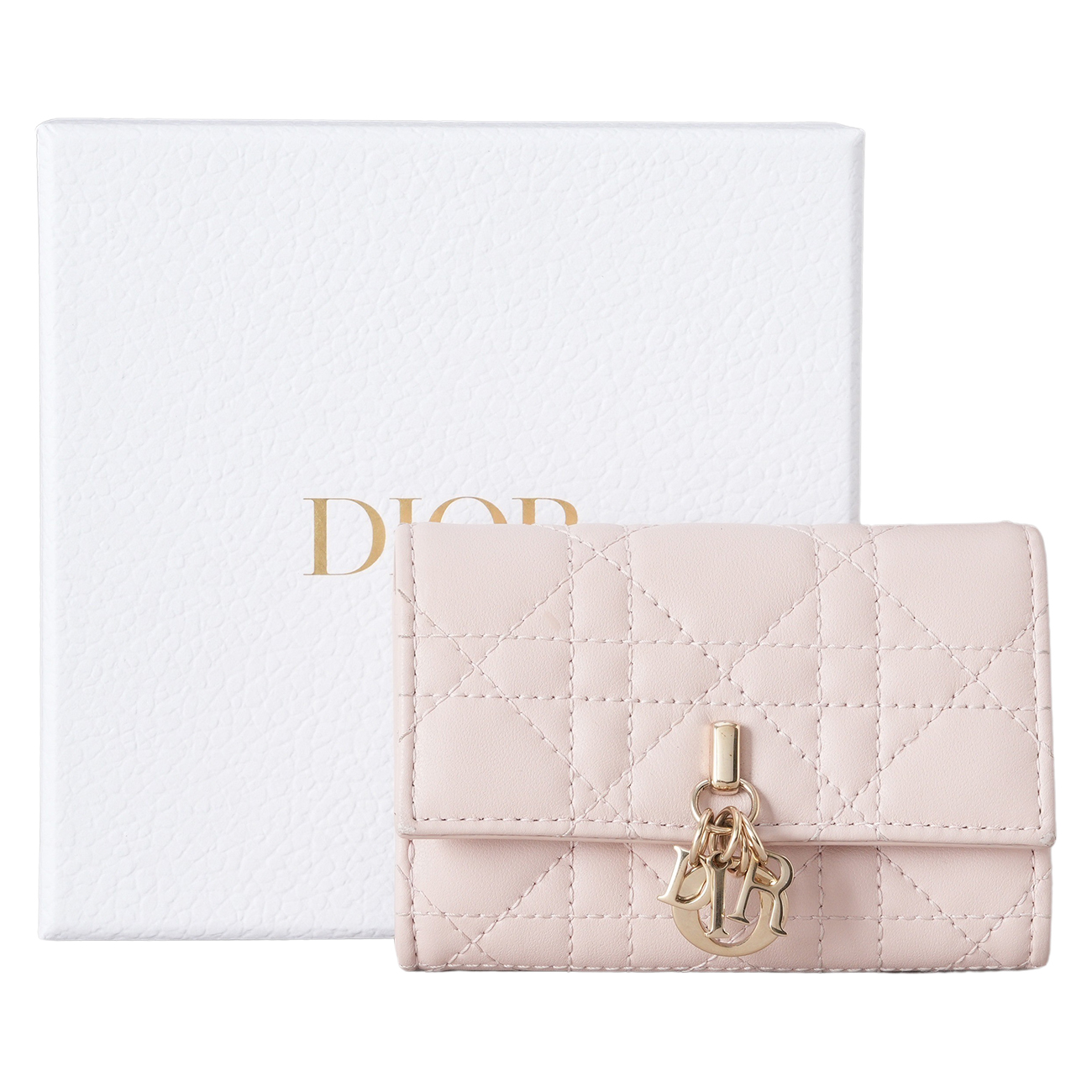 CHRISTIAN DIOR(USED)디올 미스디올 카드지갑 핑크